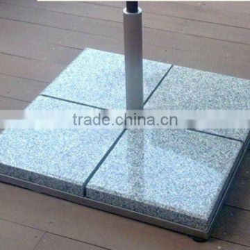 Patio umbrell holder granit stone