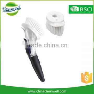 kitchen cleaning soap dispensing dish brush