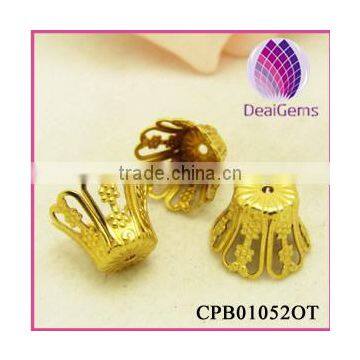 China Wholesale Basket Brass Bead Caps DIY Jewelry Findings