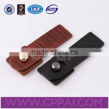 Fancy small metal plates for handbags with high-end button
