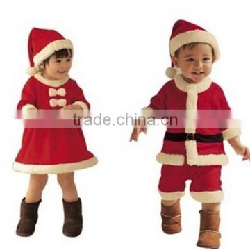 2016 hot selling christmas item christ dress christmas set for children