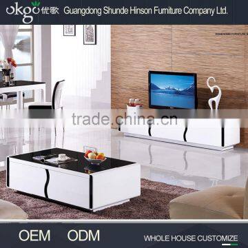 Good quality high gloss black glass tv stand, wide tv stand