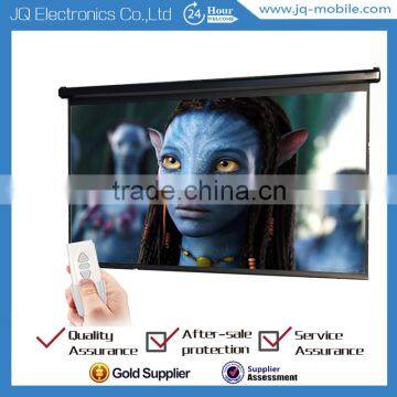 Advertising screen/gray white matte screen/motorized projection screen