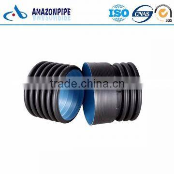 DWC plastic pipe drain tube hdpe material plastic drainage system