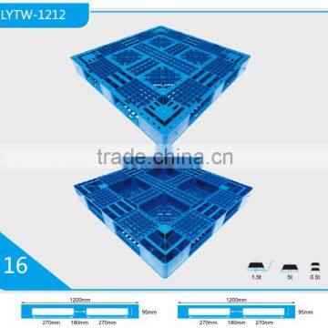 Customized heavy duty 100% New Material HDPE loading plastic pallets packed for export