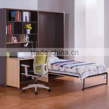 Space saving horizontal wall beds, Cheap pull down wall bed,Twin wall bed