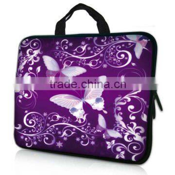 For most of Apple Macbook, Acer, ASUS, Dell, HP, Sony With Hidden Handle Handbag Neoprene Laptop Sleeve