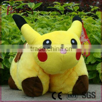 Cute High-quality Cheap Pokemon Pikachu Plush Toy Stuffed Cushion Pillow Collectible Doll for Wholesale