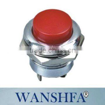 PBS-108 red power low voltage push button switch