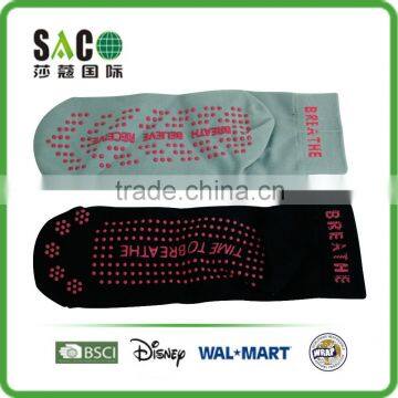 Check Pattern Rose Anti-slipper Nylon Sport Socks photo-4