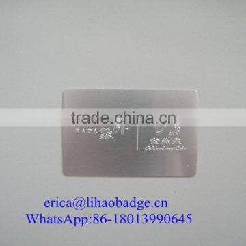 Silver Aluminium Metal Business Card photo-4