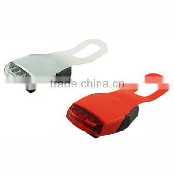 silica gel led bike light sets operated by 2CR2032