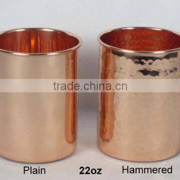 Manufacturer Moscow mule copper mug/Moscow mule copper Mugs /Solid Copper Mug/22 OZ Mug Pure 100% Copper/Logo / Picture