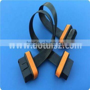 Factory custom 16 pin OBD diagnostic tools OBDii splitter y cable