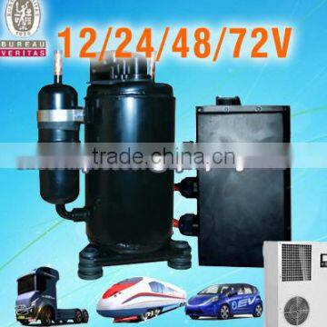 Electric dc compressor Air Conditioning Systems for minibus midibus bus tractor offroad and military vehicles special vehicle