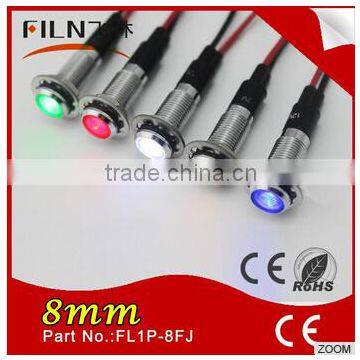 Electric Led Down Light 8mm LED Lamp Waterproof 12v Railway Indicator Light