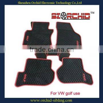 decorative latex oem auto floor mat for golf use