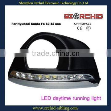 good quality wholesale led daytime running light DRL for Hyundai Sante Fe 10-12 use