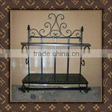 Bathroom Towel Rack metal shelf black wholesale