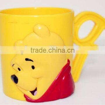 plastic cup,tooth-brushing cup,cartoon cup