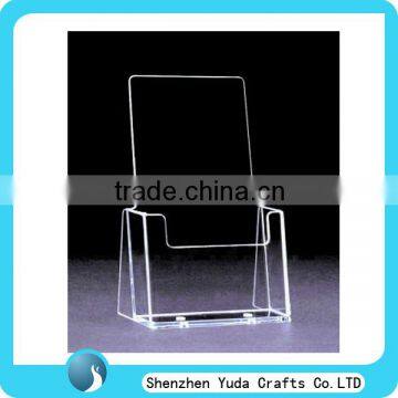 acrylic brochure display shelf,acrylic booklet display,brochure holder wholesale