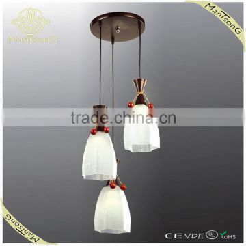 2015 hot sale vintage home decoration glass pendant light