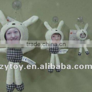 wholesale promotion 3d face toy custom plush toy