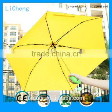 Children 3 folding rain umbrella mini umbrella fancy handle umbrella