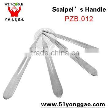 Surgical scalpe handle medical scalpe handle stainless steel scalpe handel