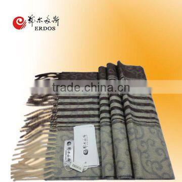 2013 erdos 100% cashmere felting jacquard scarf