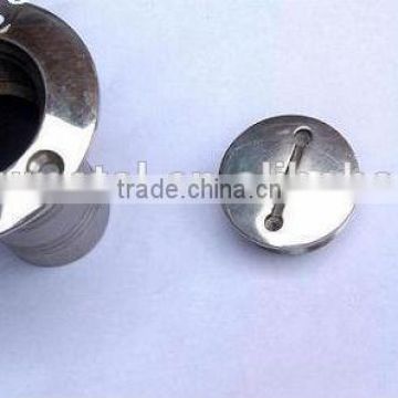 China stainless steel boat thru hull ,Yacht thru hull with key,through hull boat fittings