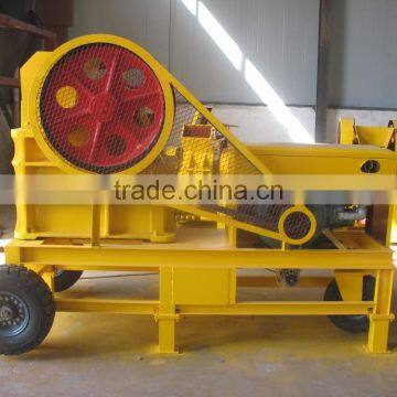 Mini Mobile Stone Crusher for rock limestone and quartz