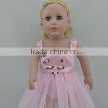 Hot sale 22 inch satin nature friendly clothing hobby for doll