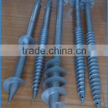 Hot Dip galvanized Earth Auger Anchor