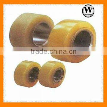 Cheap Polyurethane Hard Rubber Road Roller photo-6