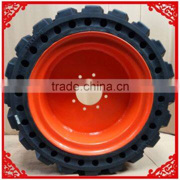 Long Warranty Bobcat Skid Steer Solid Tires 23 .5-25 385/65R22.5 With Factory Price photo-2