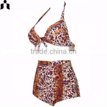 High Quality Beautiful Women Sexy High Waist Woman Swimwear photo-5