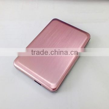 Customized anodized aluminum case for player & hard disk