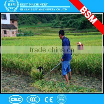 2017 cheap price gasoline rice wheat paddy cutting machine Grain harvester