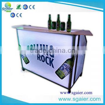 2016 Cocktail portable bar counter coffee bar table sgaier bar table