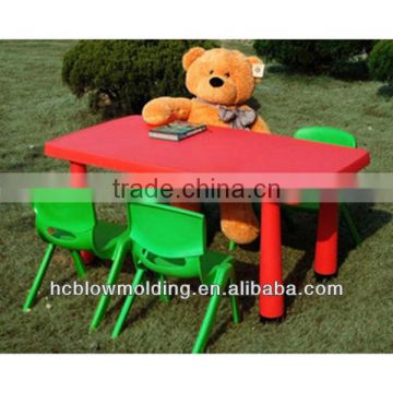 OEM BLOW MOLDING plastic table HDPE plastic folding table and chair