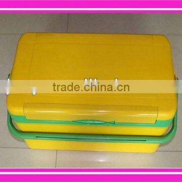 2014 new design fish cool box with cooler box function