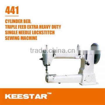 Keestar 441 industrial heavy duty walking foot and needle feed upholstery sewing machines