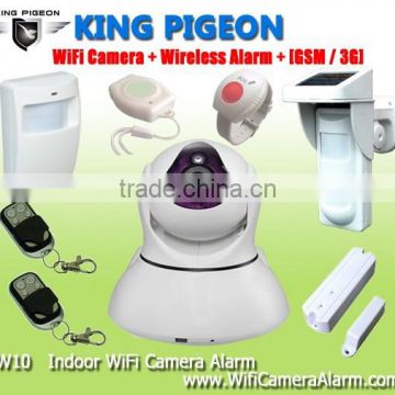 Wifi Camera + Wireless Wifi Alarm System King Pigeon W10