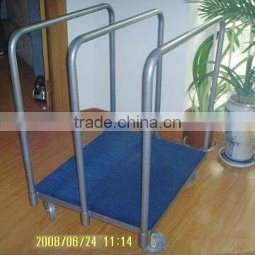 27"x36" panel cart with powder coating and 3 removable bars