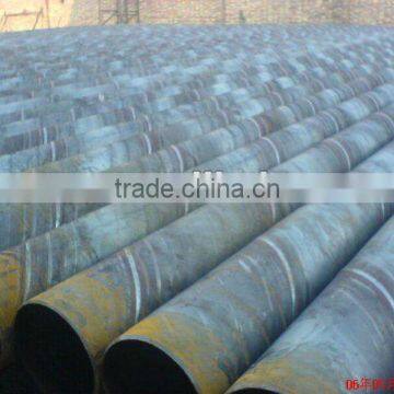 Spiral weld steel tube