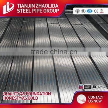ASTM A795 Hot Drawned Hot Dipped Galvanized Square Steel Pipe With Price List photo-3