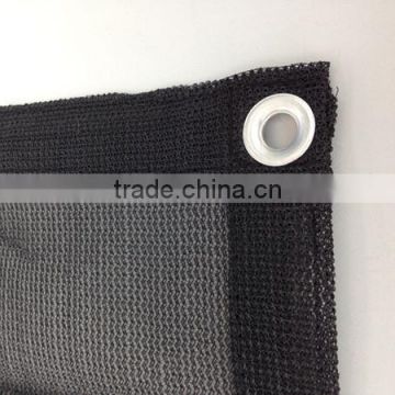 A very big discount price for HDPE shade netting with aluminium rings