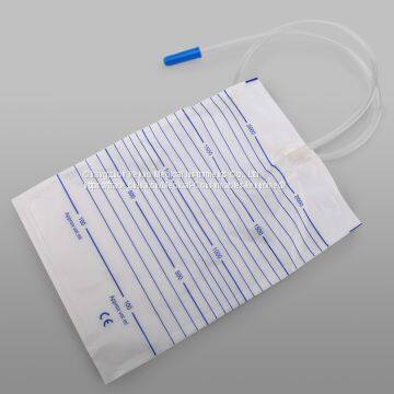 2017 CE&ISO approved high quality disposable urine bag without outlet