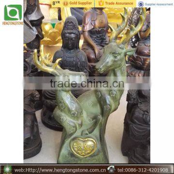 Bronze Deer Statue Head For Sale photo-2